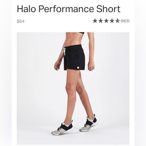Vuori Halo Performance Shorts